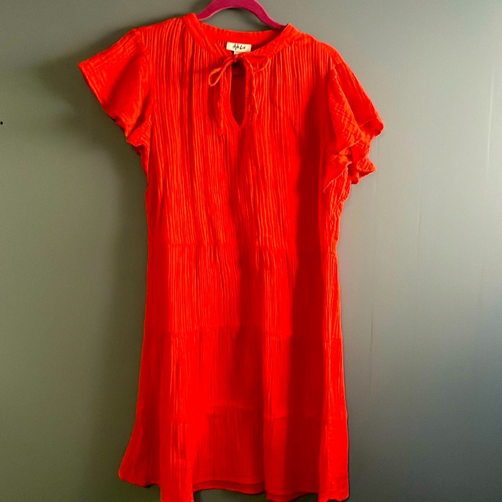 Ladies, orange summer dress by style and Co
